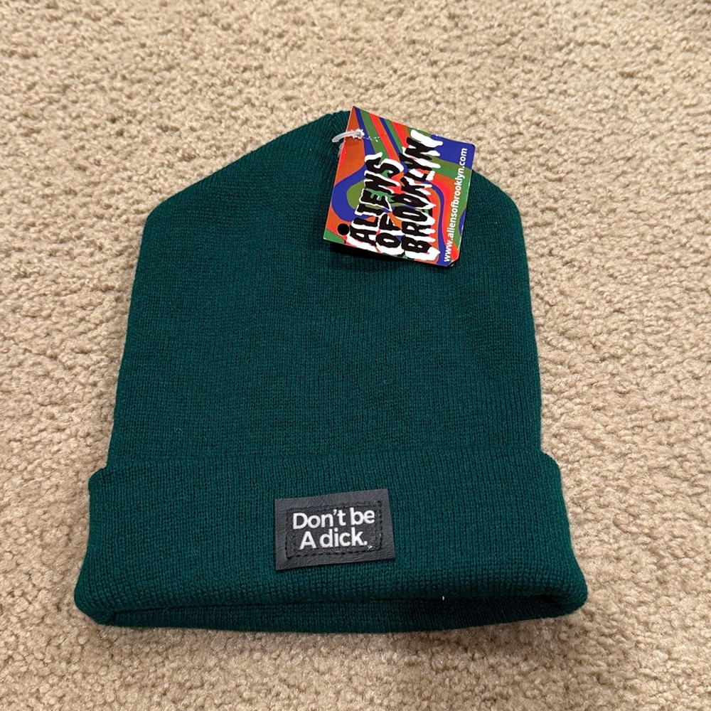 Word Beanie - green